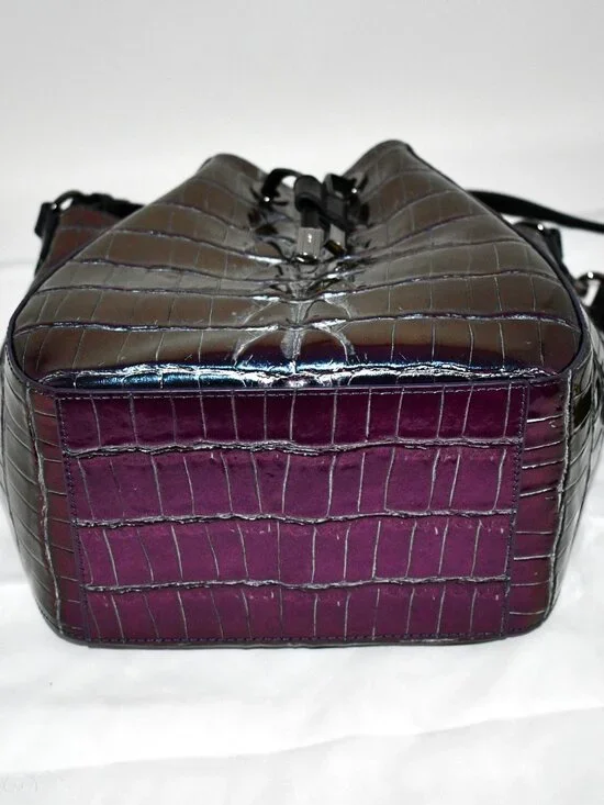 Brahmin Melinda Bucklet Bag in Heroic Purple Kingstone # V33258701410 NWT - Picture 11 of 12